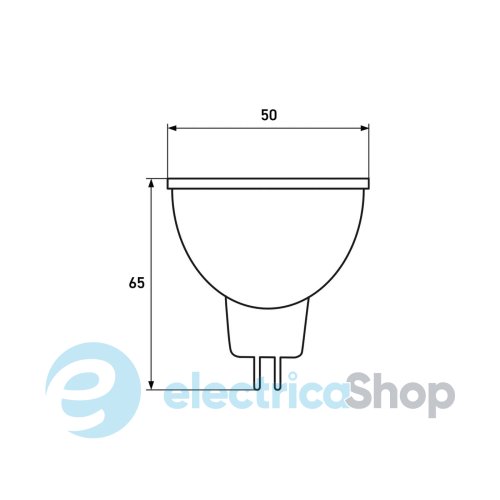 Светодиодная точечная лампа Eurolamp ЕКО MR16 11W GU5.3 3000K LED-SMD-11533(P)