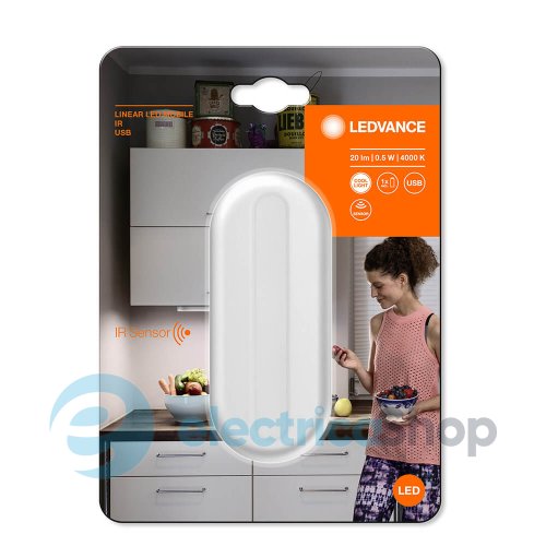 Светильник-ночник с аккумулятором LEDVANCE Linear LED Mobile IR USB Sensor White 4058075399747