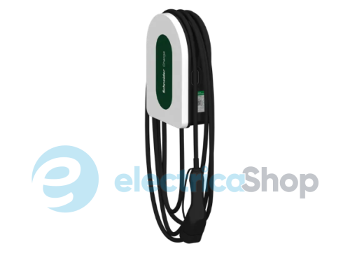 Зарядна станція Charge 1ф. 7,4кВт (32А) з вбудованим T2 кабелем 7 метрів, (Schneider Electric EVH5A07N2C7)