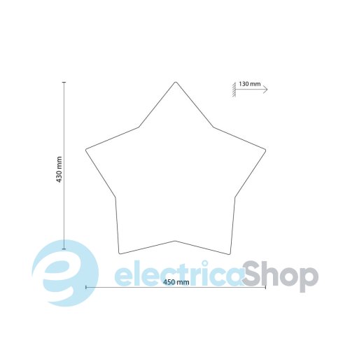 Настенный светильник TK-Lighting STAR LINEN 5958