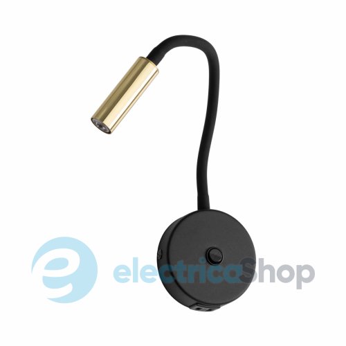 Настінний світильникTK-Lighting LAGOS BLACK/GOLD USB 10201