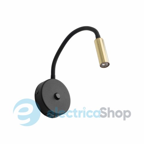 Настінний світильникTK-Lighting LAGOS BLACK/GOLD USB 10201