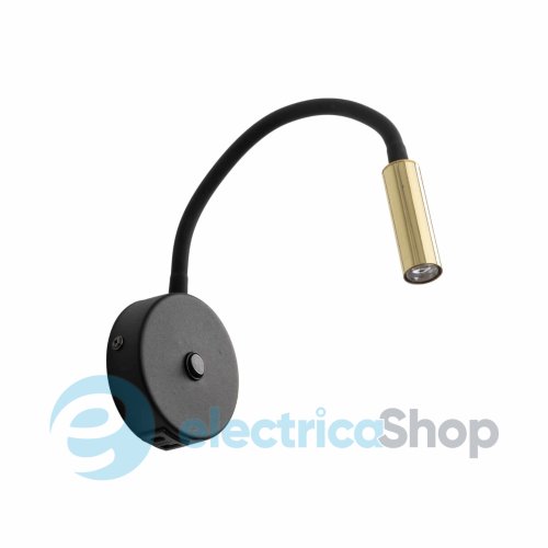 Настінний світильникTK-Lighting LAGOS BLACK/GOLD USB 10201