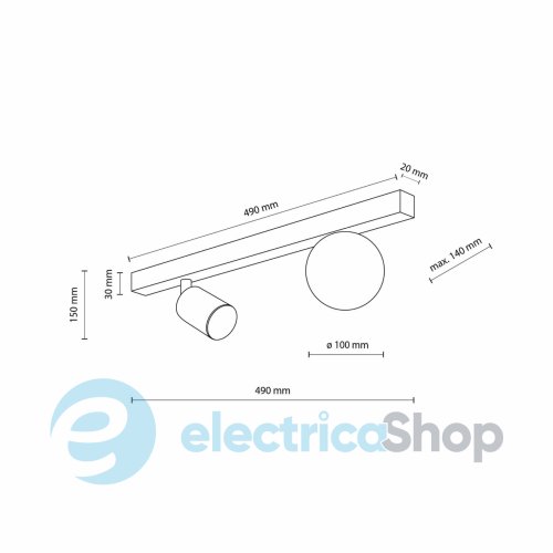 Светильник-спот TK-Lighting VOX 10000