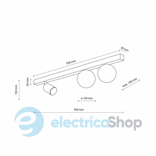 Светильник-спот TK-Lighting VOX 10001