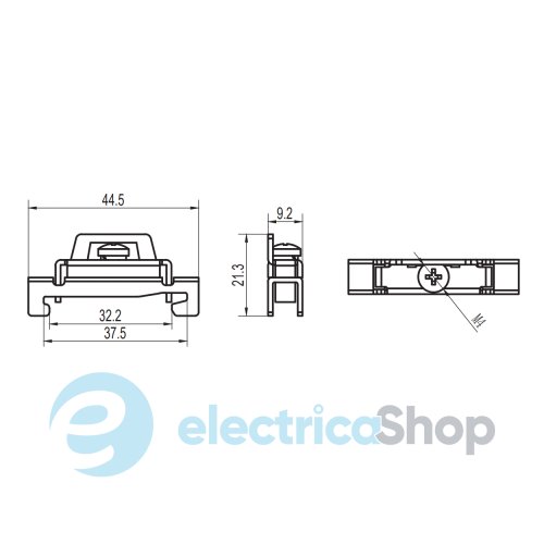 Ограничитель на DIN-рейку HDW-211 Аско-Укрем A0130030018