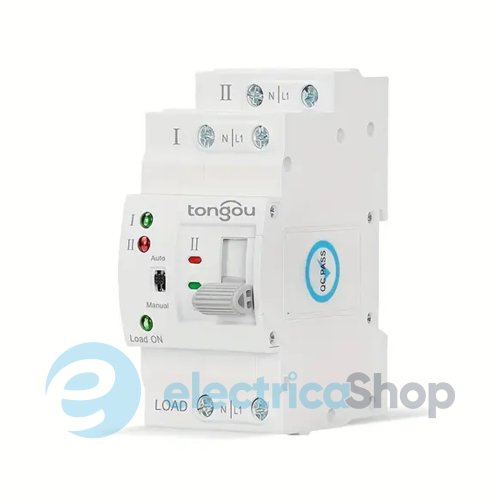 Автоматичне введення резервного живлення 2Р 63A/230V Tongou Electrical