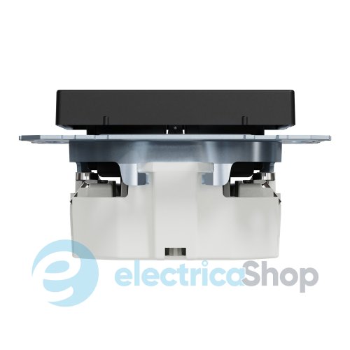 Механізм розетки SCHUKO, Merten System M, Ocean Plastic MEG2301-0403, матовий чорний