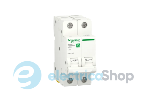Автоматичний вимикач 2P, 50 A, C, 6kA Schneider Electric Resi9