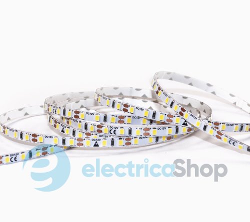 Стрічка світлодіодна 120 Led/m 4000K 24V, 8.6Вт, IP20 RISHANG 2835-120-IP20-NW-8-24 RD08C0TC-B (13254) нейтральне світло