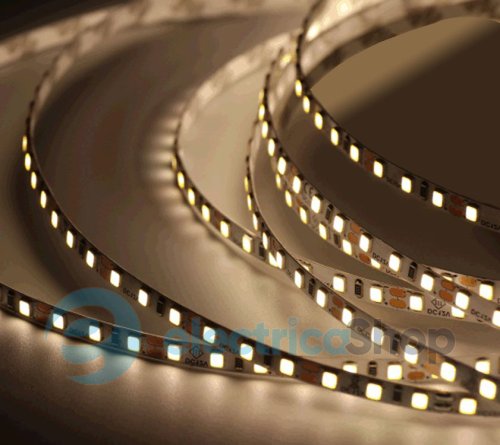 Лента cветодиодная 120 Led/m 4000K 12V, 9.6Вт, IP20 CRI80 RISHANG 2835-120-IP20-NW-8-12 RV08C0TA-A (19547) нейтральный свет