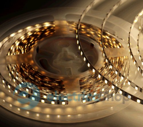 Лента cветодиодная 120 Led/m 4000K 12V, 9.6Вт, IP20 CRI80 RISHANG 2835-120-IP20-NW-8-12 RV08C0TA-A (19547) нейтральный свет