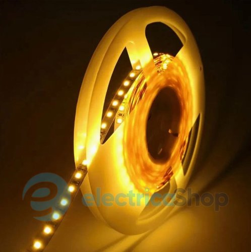 Лента cветодиодная 120 Led/m 3000K 12V, 9,6Вт, IP20 CRI80 RISHANG 2835-120-IP20-WW-8-12 RV08C0TA-A (19546) тёплый свет