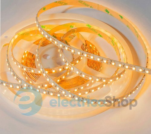 Лента cветодиодная 120 Led/m 3000K 12V, 9,6Вт, IP20 CRI80 RISHANG 2835-120-IP20-WW-8-12 RV08C0TA-A (19546) тёплый свет