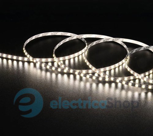 Стрічка світлодіодна 120 Led/m 6500K 12V, 9,6Вт, IP20 CRI80 RISHANG 2835-120-IP20-CWb-8-12 RV08C0TA-A (19838) холодне світло