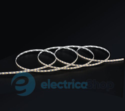 Стрічка світлодіодна 120 Led/m 6500K 12V, 8.6Вт, IP33 CRI80 e-pcb RISHANG 2835-120-IP33-CWd-8-12 RN08C0TA-B (7491) холодне світло