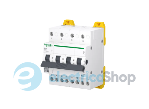 Перемикач 3-х позиційний iSSW Acti9 4P 40 A I-O-II (Schneider Electric A9SCO440)