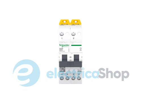 Переключатель 3-х позиционный (I-0-II) iSSW Acti9, 2-п., 25 A, 400/415V, Schneider Electric A9SCO225