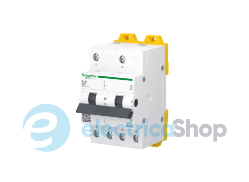 Переключатель 3-х позиционный (I-0-II) iSSW Acti9, 2-п., 63 A, 400/415V, Schneider Electric A9SCO263