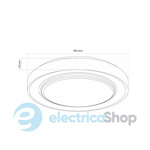 Стельовий світильник Goldlux Zygmunt 40 LED 48W 3000K-6000K 5300Lm IP44 Bk 326690