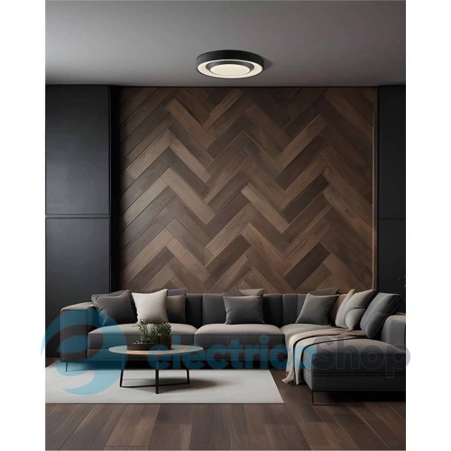 Стельовий світильник Goldlux Zygmunt 40 LED 48W 3000K-6000K 5300Lm IP44 Bk 326690
