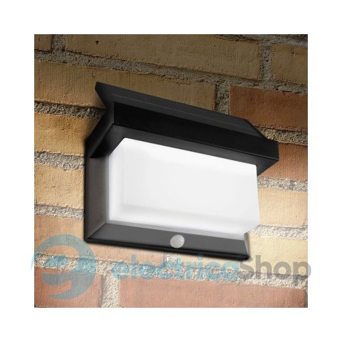 Уличный светильник Goldlux Tony PIR LED 6500K IP44 Bk 325464