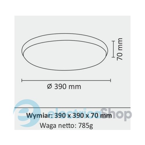 Стельовий світильник Goldlux Libra LED 24W 4000K 2500Lm IP20 NI 320155