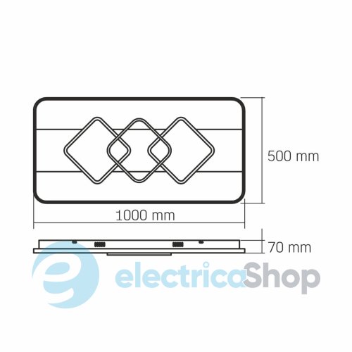 Стельовий світильник VIDEX DECORA 80W VL-CLD-998-TT (28274)