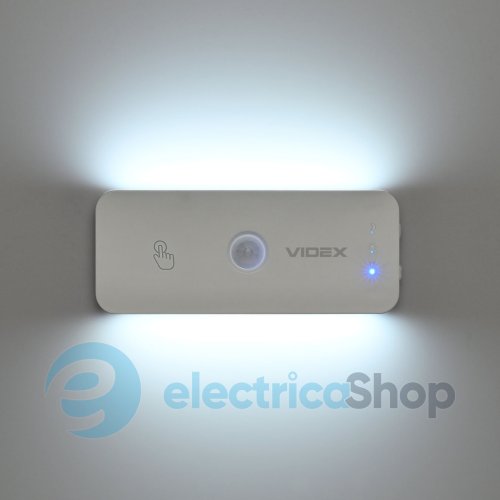 Світильник акумуляторний VIDEX VL-NL053W-S (28222) з датчиком руху