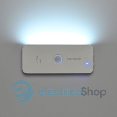 Світильник акумуляторний VIDEX VL-NL053W-S (28222) з датчиком руху