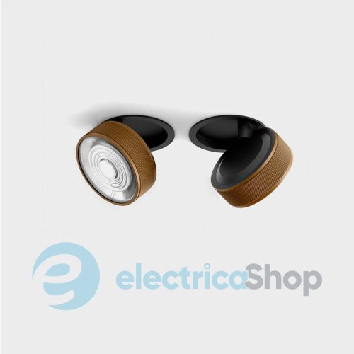 Встраиваемый светильник LTX SOL IN MINI 3000К 7W (01.7526.7.930.BK+SOL M RING GRAIN COFFEE)
