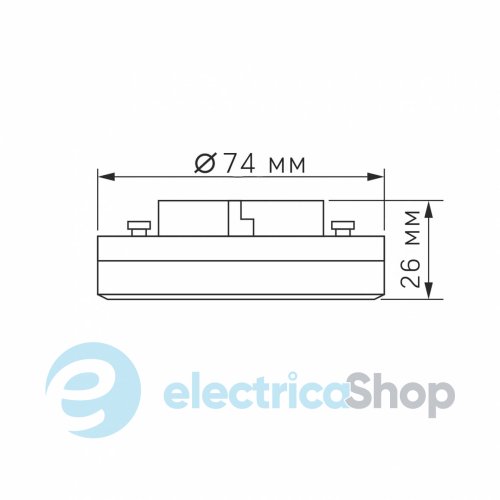 LED лампа VIDEX GX53 8W 3000K 220V (28165)