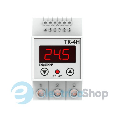 Терморегулятор ТК-4H DigiTOP 0…+125°С, DIN, 230V /16А