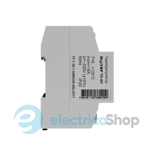 Терморегулятор ТК-4H DigiTOP 0…+125°С, DIN, 230V /16А