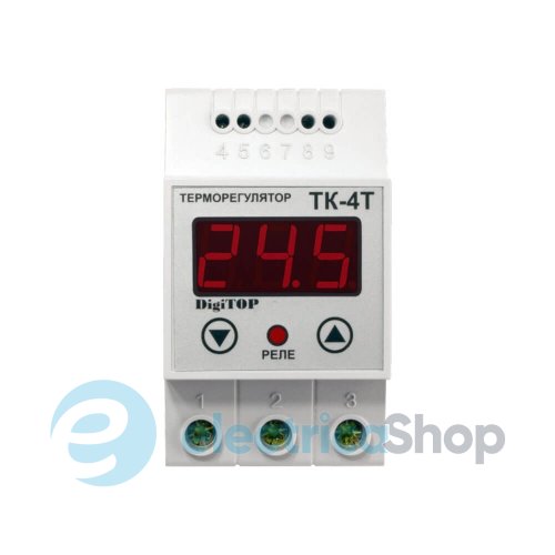 Терморегулятор ТК-4T DigiTOP +5 ... +40 ° С, DIN, 230V / 16А