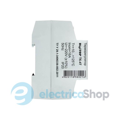Терморегулятор ТК-4T DigiTOP +5 ... +40 ° С, DIN, 230V / 16А