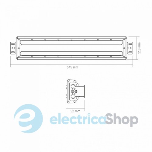 LED светильник высотный линейный VIDEX HB022 100W 5000K 220V