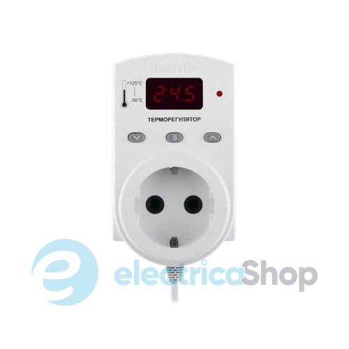 Терморегулятор ТР-1 DigiTOP -50…+125°С, 230V/16А, (в розетку)
