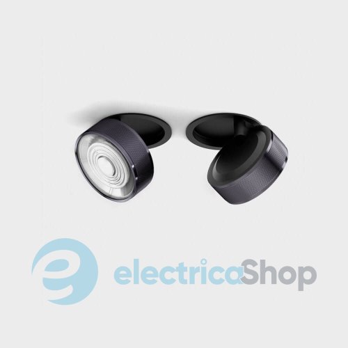 Встраиваемый светильник LTX SOL IN MINI 4000К 7W (01.7526.7.940.BK+SOL M RING GRAIN DIAMOND BLACK)