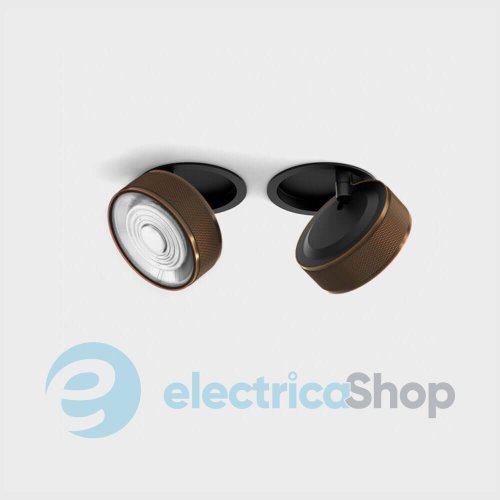 Встраиваемый светильник LTX SOL IN MINI 4000К 7W (01.7526.7.940.BK+SOL M RING GRAIN COPPER)