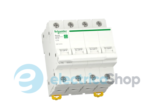 Автоматичний вимикач 4P, 50 A, C, 6kA Schneider Electric Resi9
