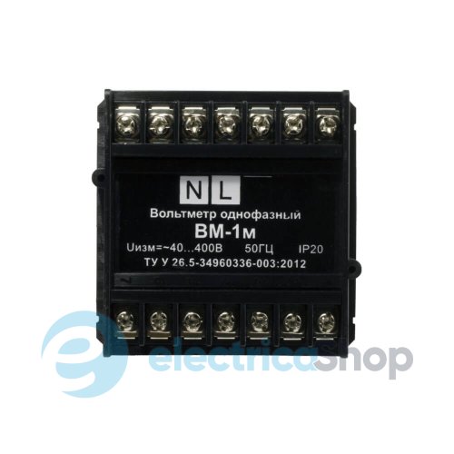 Вольтметр ВМ-1М DigiTOP 1ф. 40V~ … ~400V~, щитовой вариант