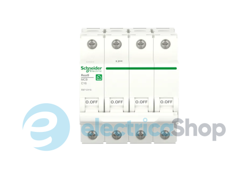 Автоматичний вимикач 4P, 50 A, C, 6kA Schneider Electric Resi9