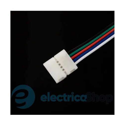 Конектор для світлодіодних стрічок BIOM SC-22-SW-15-5 10mm RGBW 2joints wire (провід-2 затискачі)