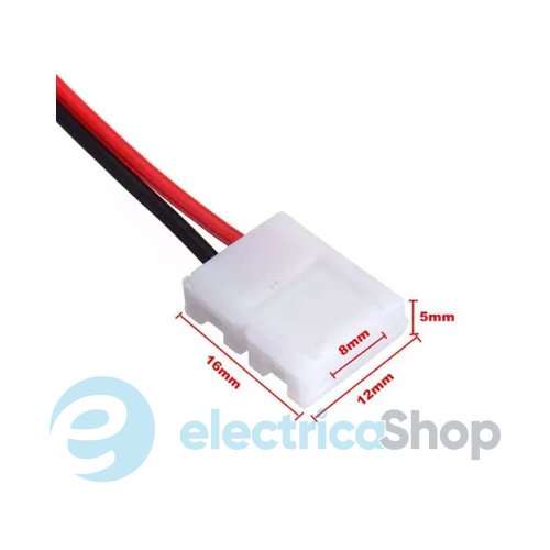 Коннектор для светодиодных лент BIOM SC-04-SW-8-2 8mm joint wire (зажим-провод)