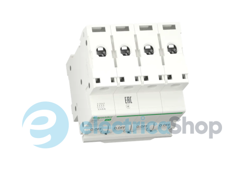 Автоматичний вимикач 4P, 50 A, C, 6kA Schneider Electric Resi9