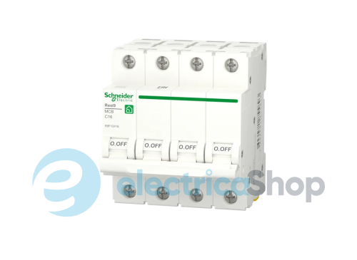 Автоматичний вимикач 4P, 50 A, C, 6kA Schneider Electric Resi9
