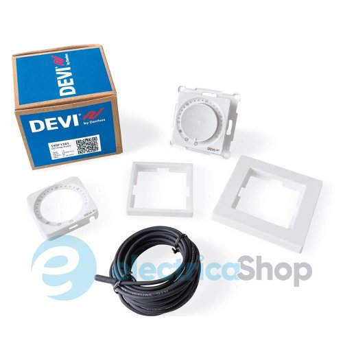 Терморегулятор для теплого пола Devi DEVIreg™ 140F1161 Room Bluetooth, белый