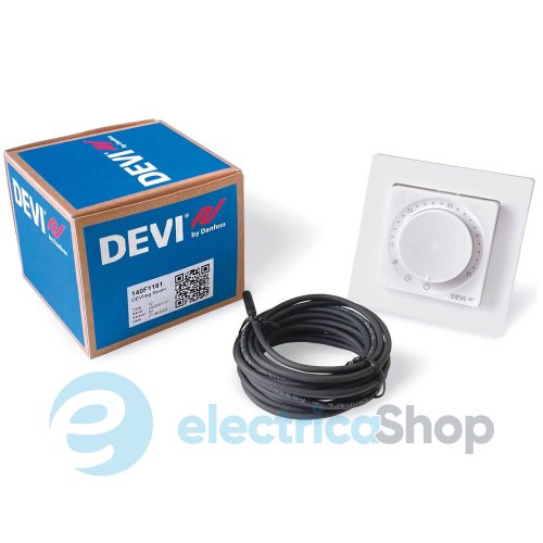 Терморегулятор для теплого пола Devi DEVIreg™ 140F1161 Room Bluetooth, белый