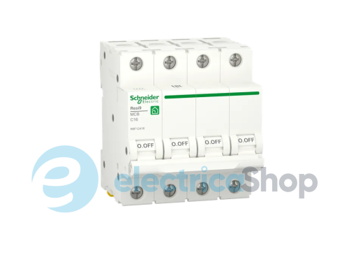 Автоматичний вимикач 4P, 50 A, C, 6kA Schneider Electric Resi9